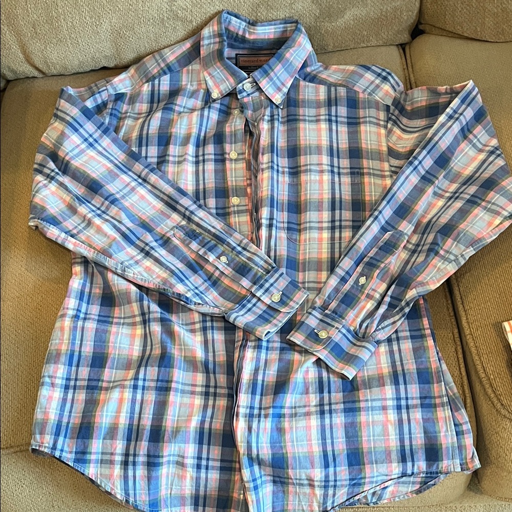 Vineyard Vines Multicolor Plaid Button-Down Murray shirt